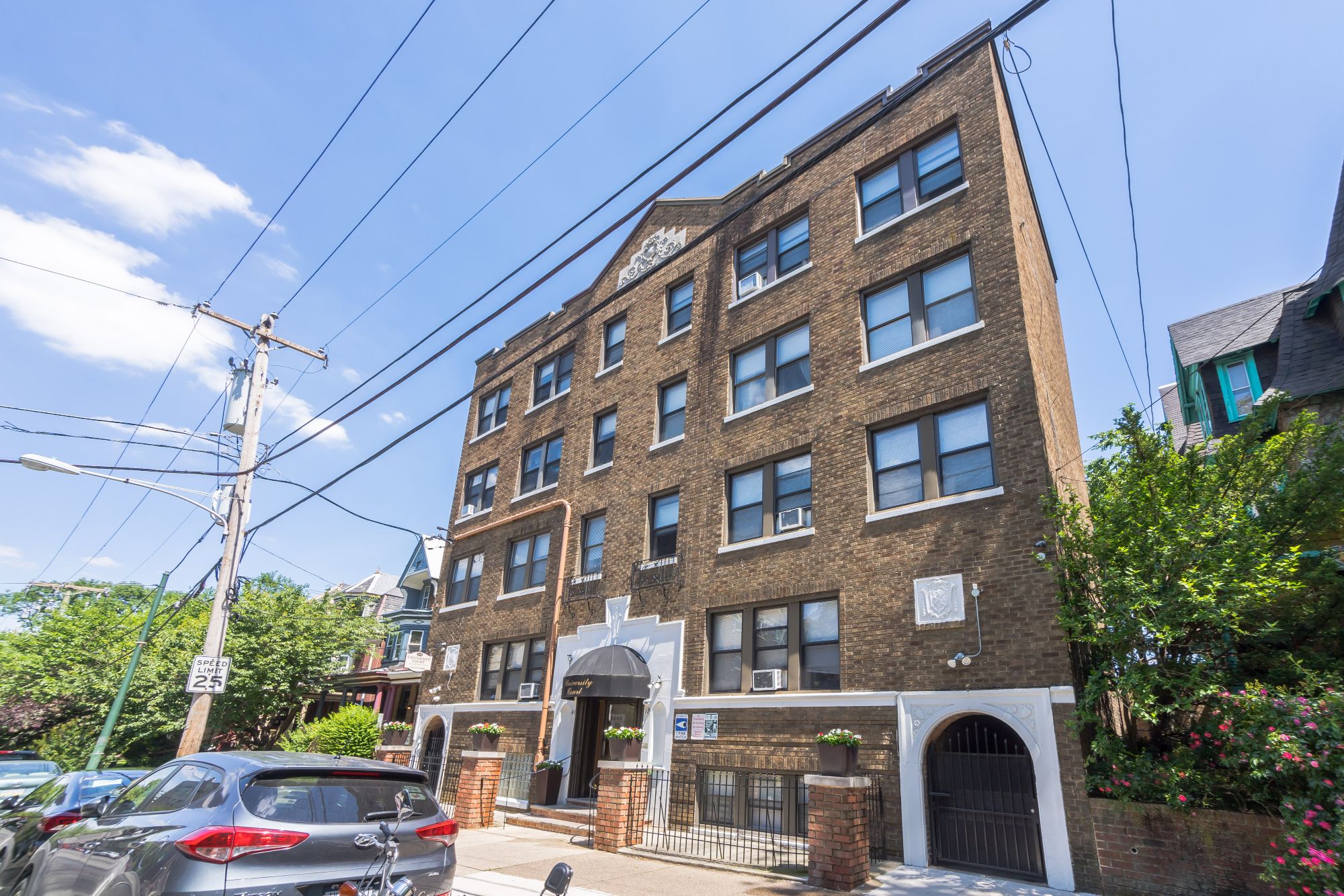overview of the University Court building